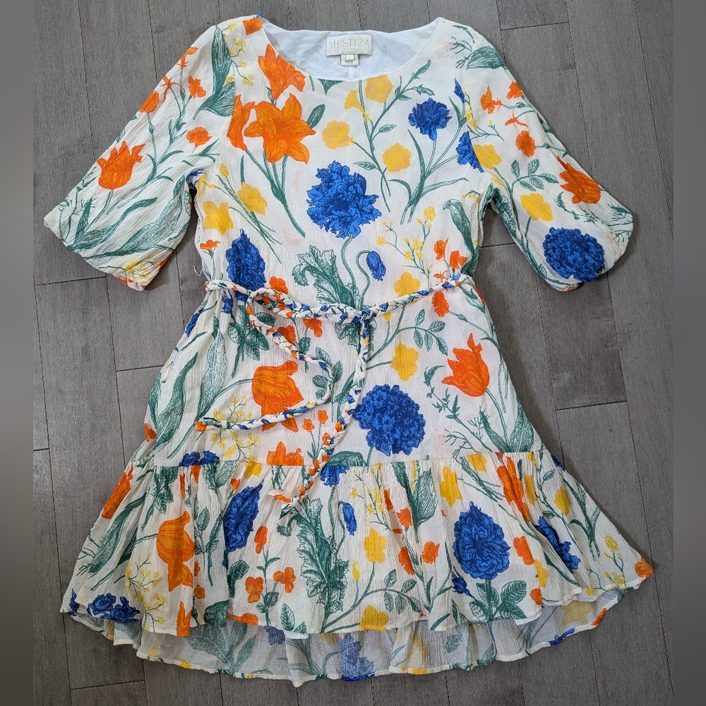 Mestiza multicolor floral print dress  size XL